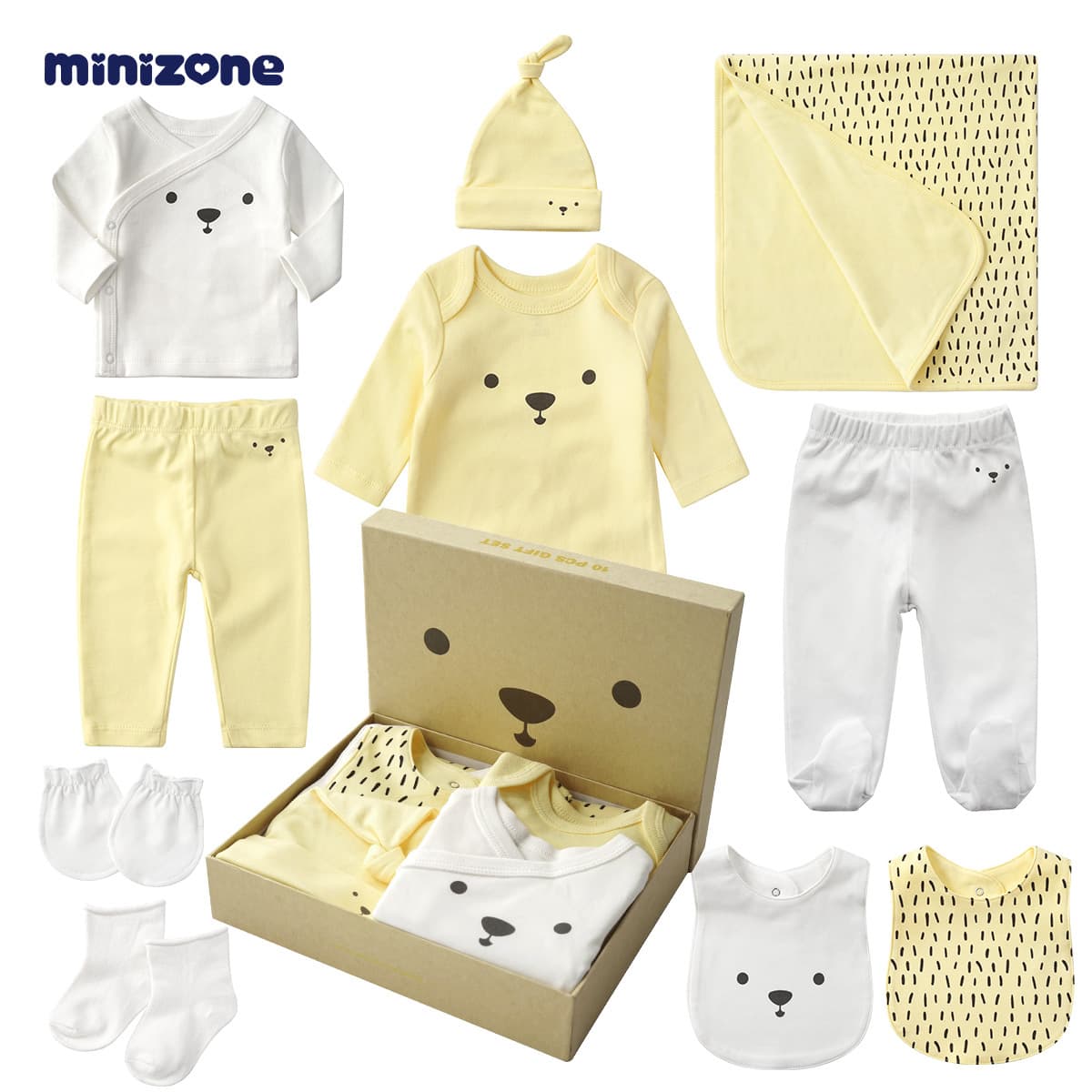 minizone Summer demi-season gift box for new born, set for mother and baby, children's overall 2