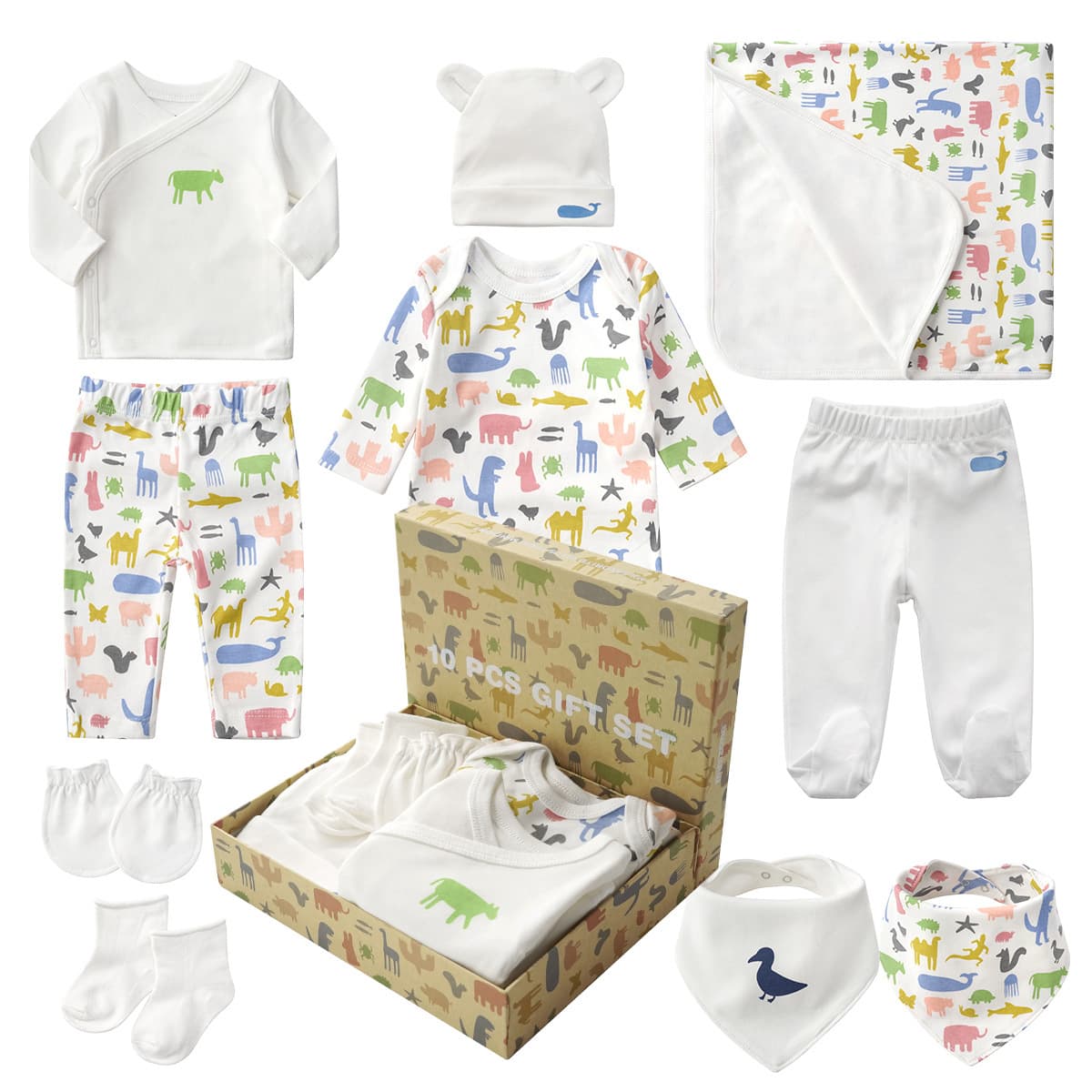 minizone Summer demi-season gift box for new born, set for mother and baby, children's overall 5