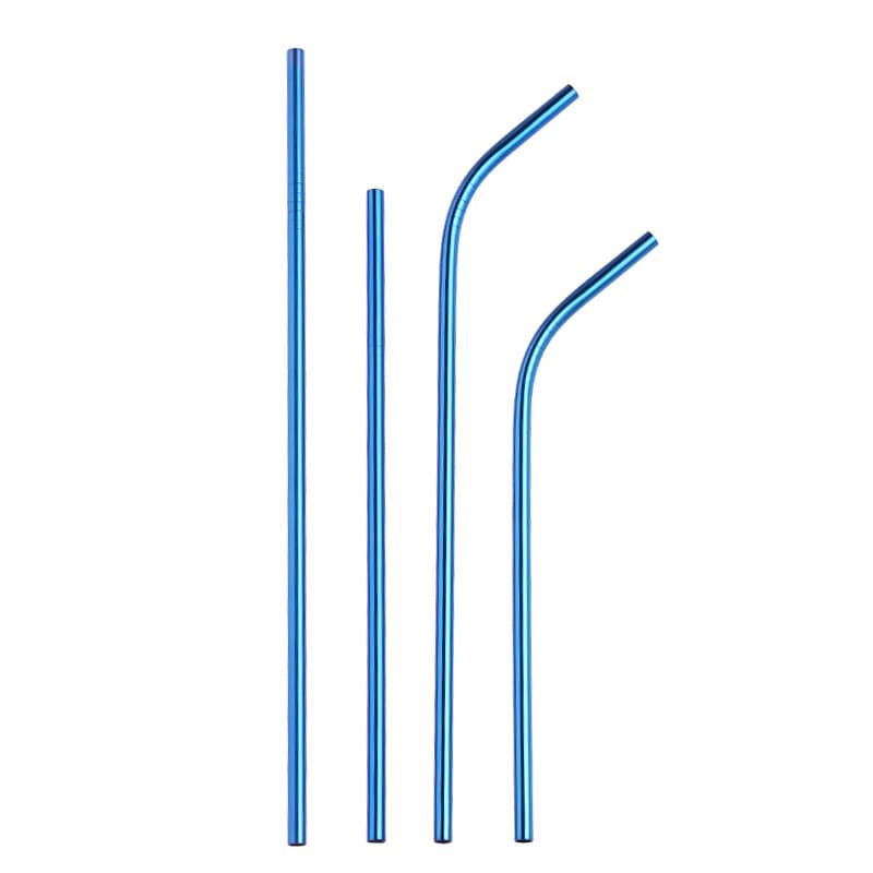 (Wholesale), creative straw stainless steel, set 5