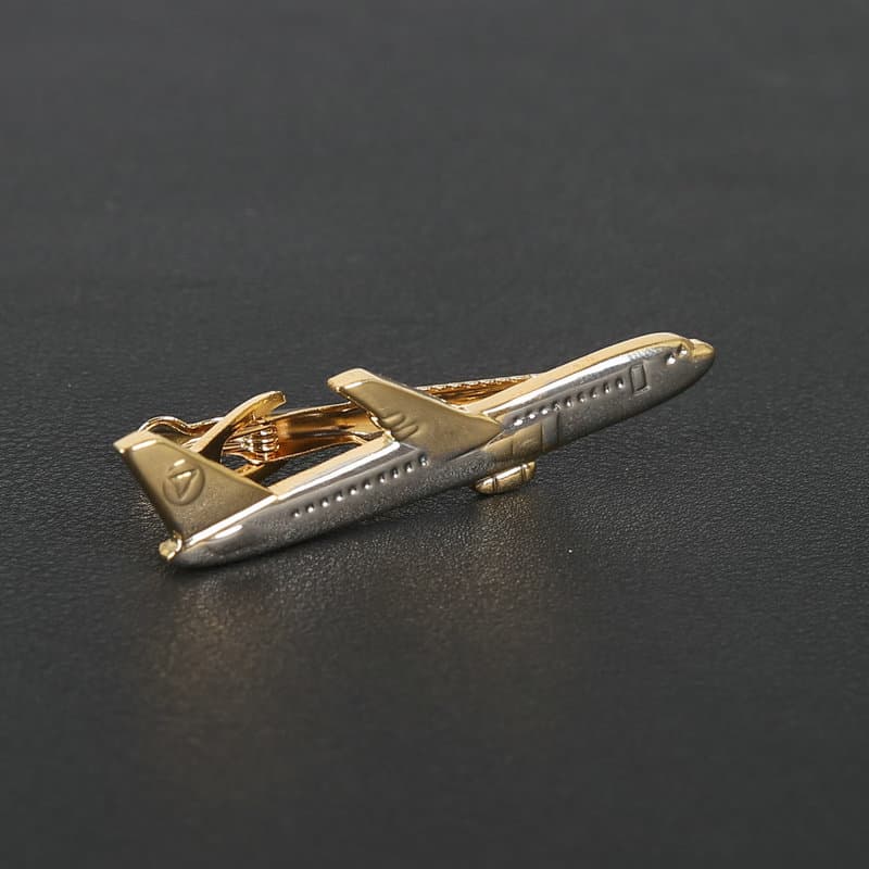 Men's metal tie, fashionable airplane, ship, (Physicals) 3