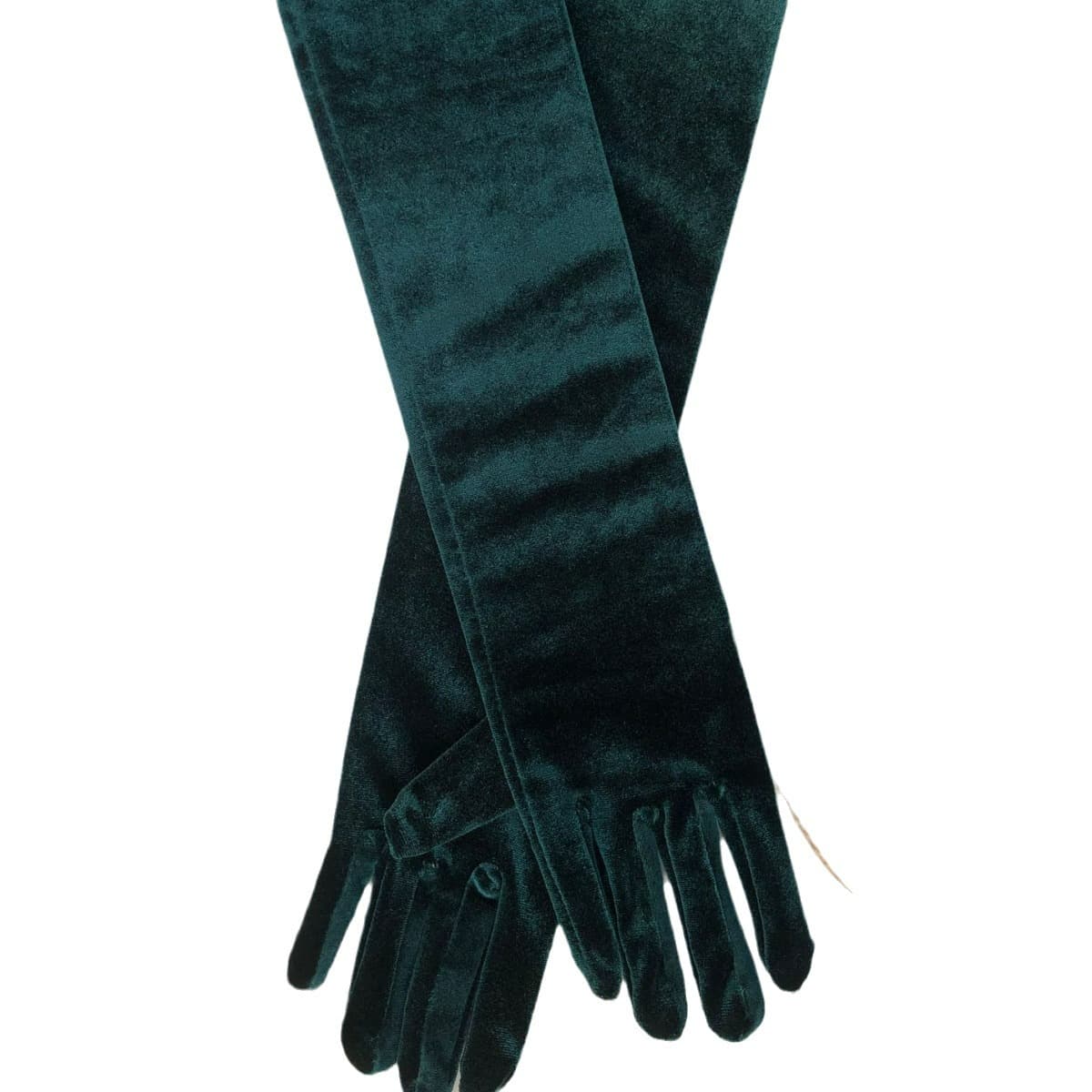 (Wholesale), velvet evening dress, winter long keep warm gloves, graduation party 3