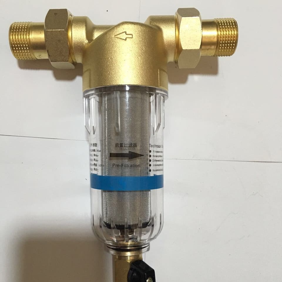 Qianzhen pre-filter household kitchen pipe water purifier copper stainless steel mesh water filter wholesale water purifier 1