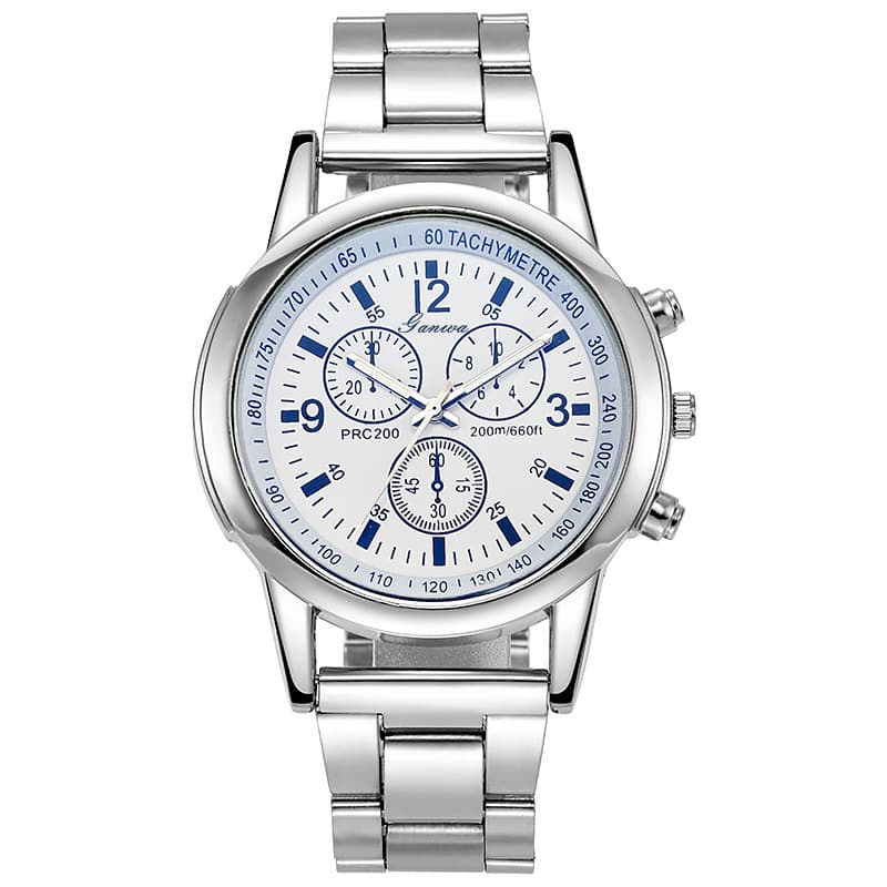 (Cross-border trading), (Wholesale), exclusive swiss watch stainless steel, fashionable quartz watches, men's watch, Birthday gift 5
