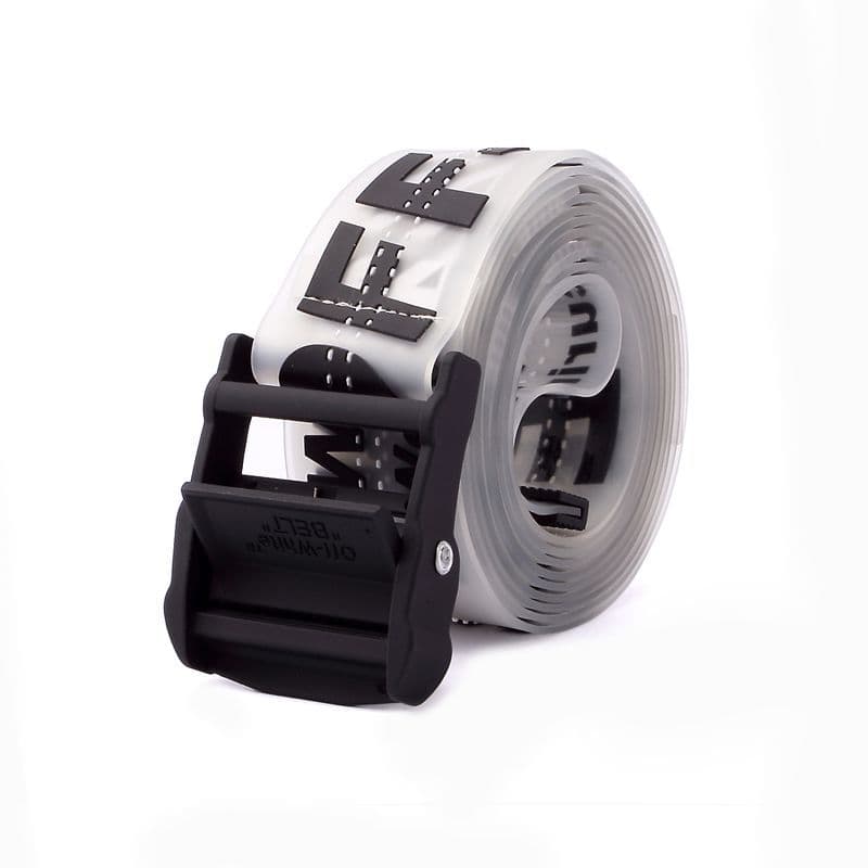 Edition of OFF OW BELT Transparent Botes Industrial Ribbon INS Super Fire Various High Street Male Tide Brand 5