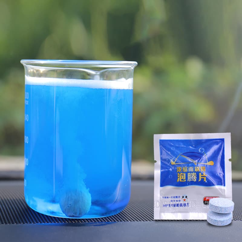 Car concentrated solid rainwater, fine bubbles, car wiper, glass water, decontamination, cleaning beauty cleaner 4