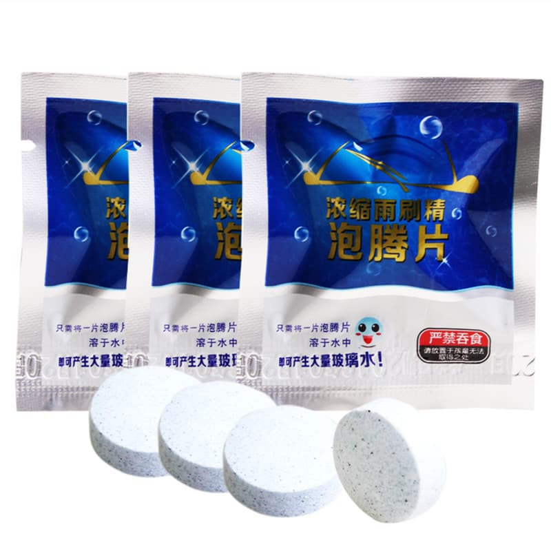 Car concentrated solid rainwater, fine bubbles, car wiper, glass water, decontamination, cleaning beauty cleaner 5