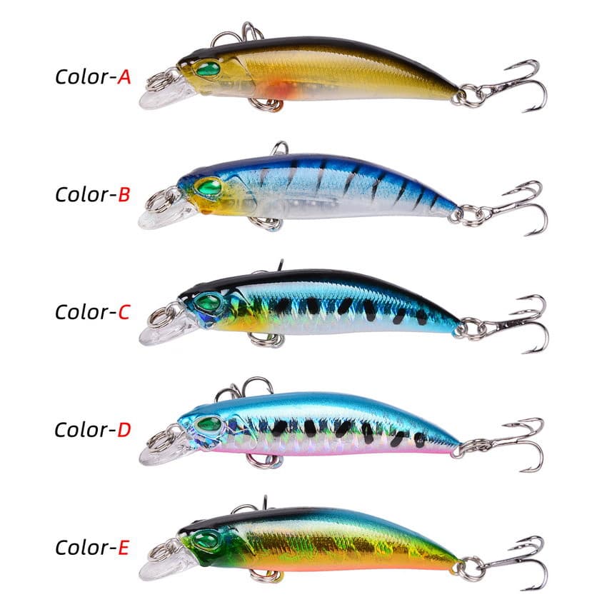 Factory direct selling Luya bait Mino 7CM bait laser bait simulation fake bait hard bait Fishing Lure 2