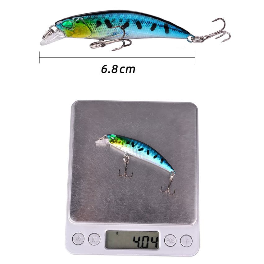 Factory direct selling Luya bait Mino 7CM bait laser bait simulation fake bait hard bait Fishing Lure 3