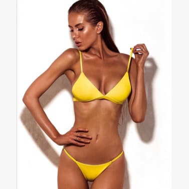 Beach swimwear, European style, plus size 4