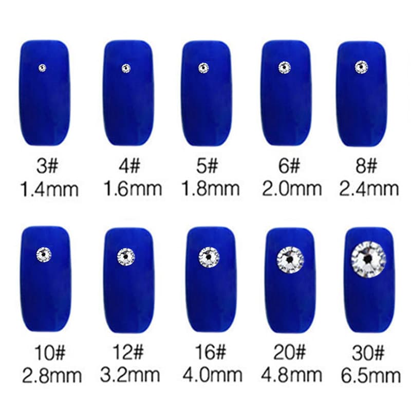 (Cross-border trading), nail decoration, accessory, glass accessories for manicure, set for nails 5