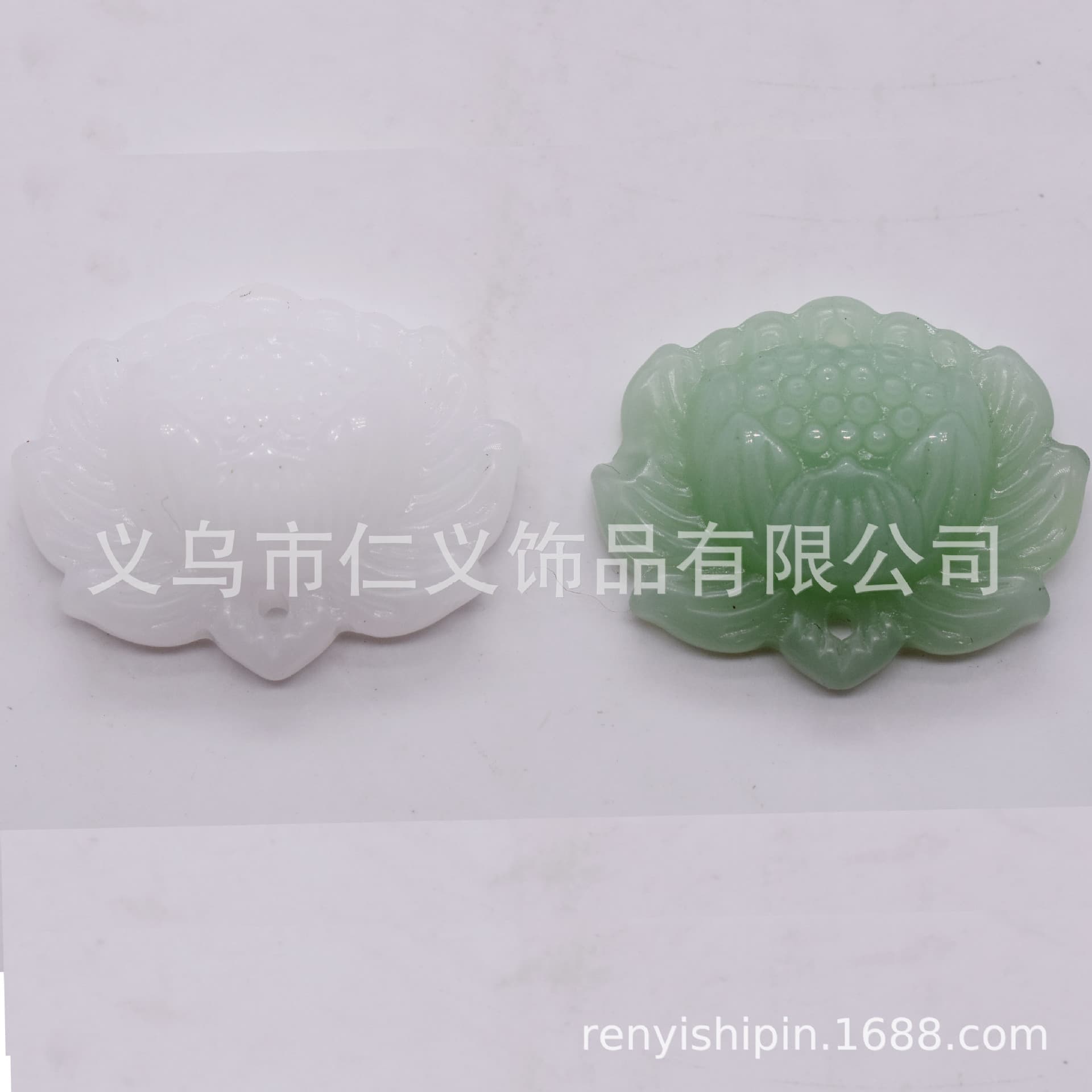 Glass accessories white jade with tassels, accessory, 24mm 5