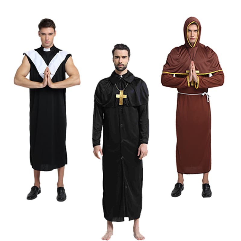 Halloween priest's clothing Jesus clothing male missionary priest clothing Maria missionary clothing 2