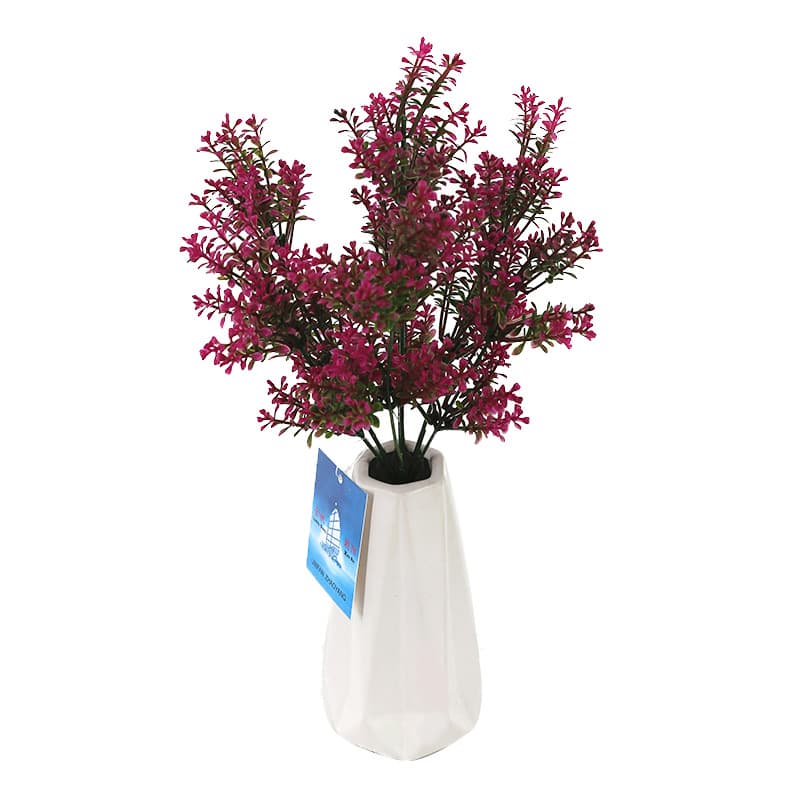 7 heads 49 meters 4 fork Milan grass plastic plant office living room green plastic plastic flower decoration artificial flowers 5