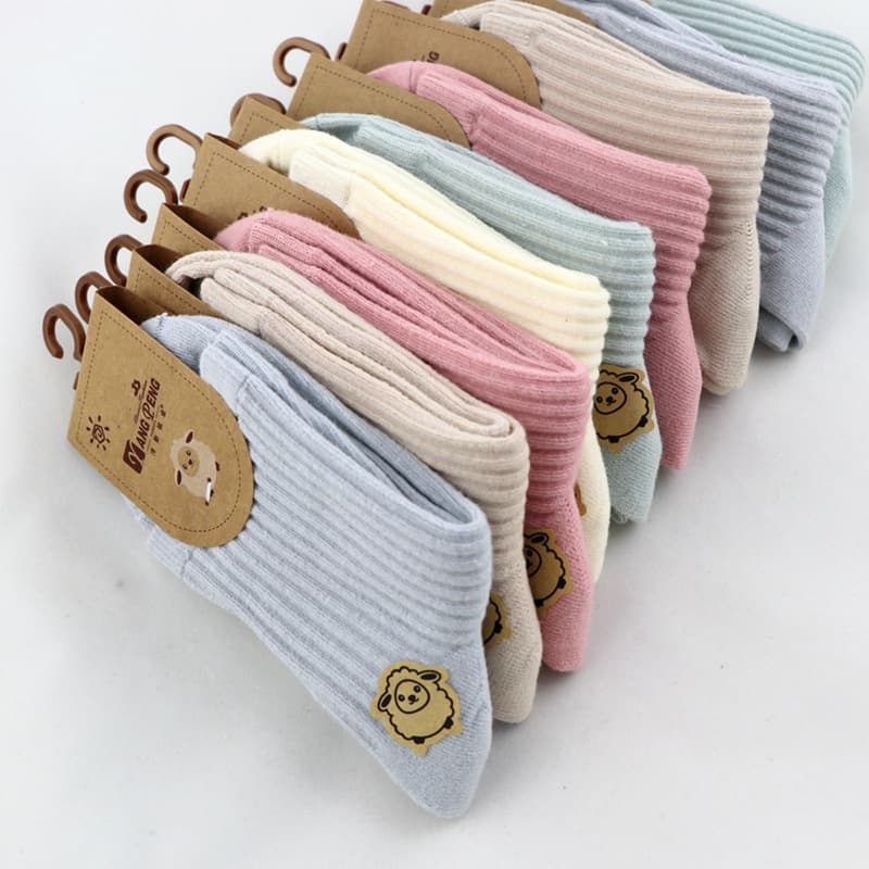 (Wholesale), demi-season children's high boots for men and women for students, socks, combed cotton, (Physicals) 3