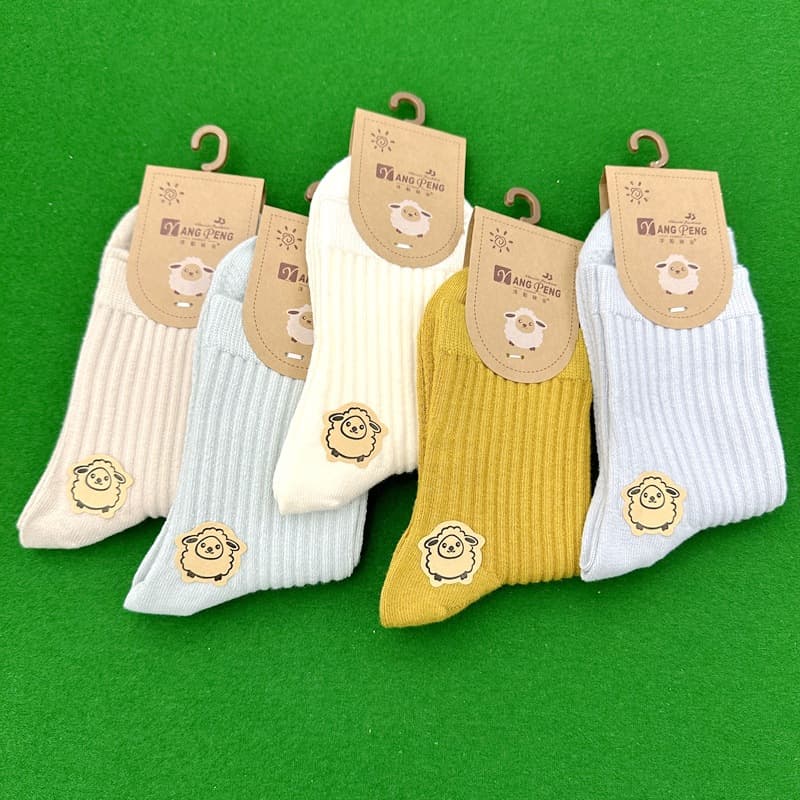 (Wholesale), demi-season children's high boots for men and women for students, socks, combed cotton, (Physicals) 4