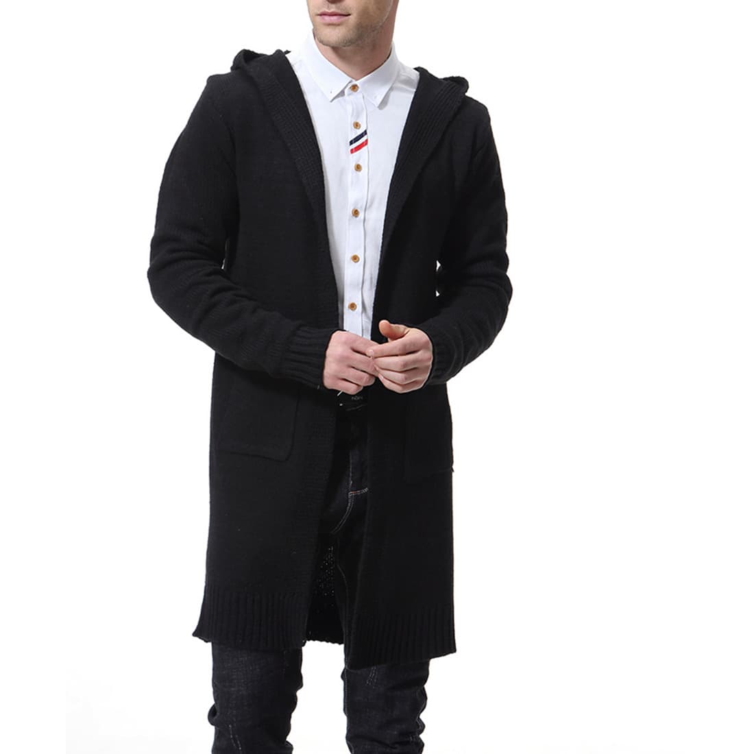 Autumn hoody, cardigan, sweater, knitted jacket, autumn season 2019, increased thickness, European style 3
