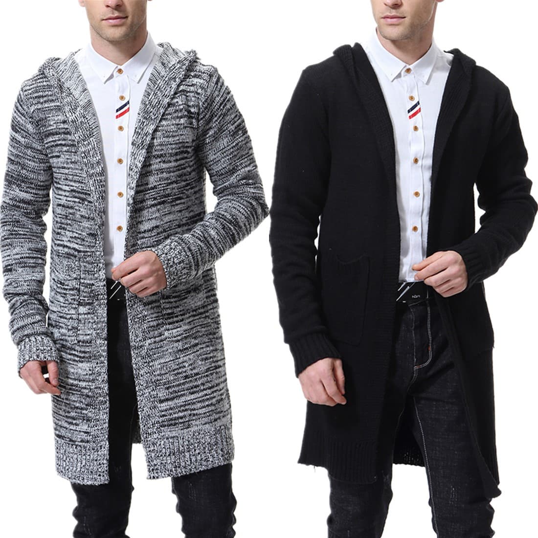 Autumn hoody, cardigan, sweater, knitted jacket, autumn season 2019, increased thickness, European style