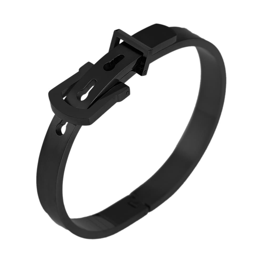 Belt, buckle, multicoloured bracelet stainless steel, Korean style, European style, men's style 5