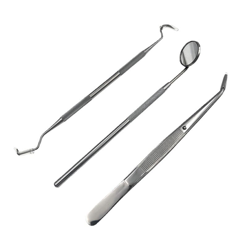 Stainless steel dentist tools Oral cleaning dental stain removal calculus dental endoscope dental cleaning set 5