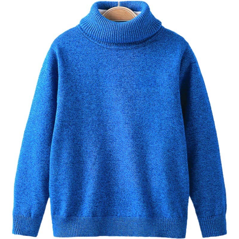 Children's demi-season knitted sweater, base body-friendly shirt for boys, children's clothing, Korean style 5