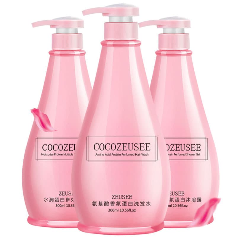 (Wholesale), shampoo, conditioner, shower gel, moisturizing set amino acid based 5