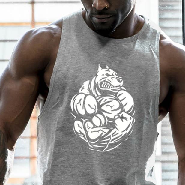 Breathable T-shirt for gym for training with a round collar, for running, tight 2