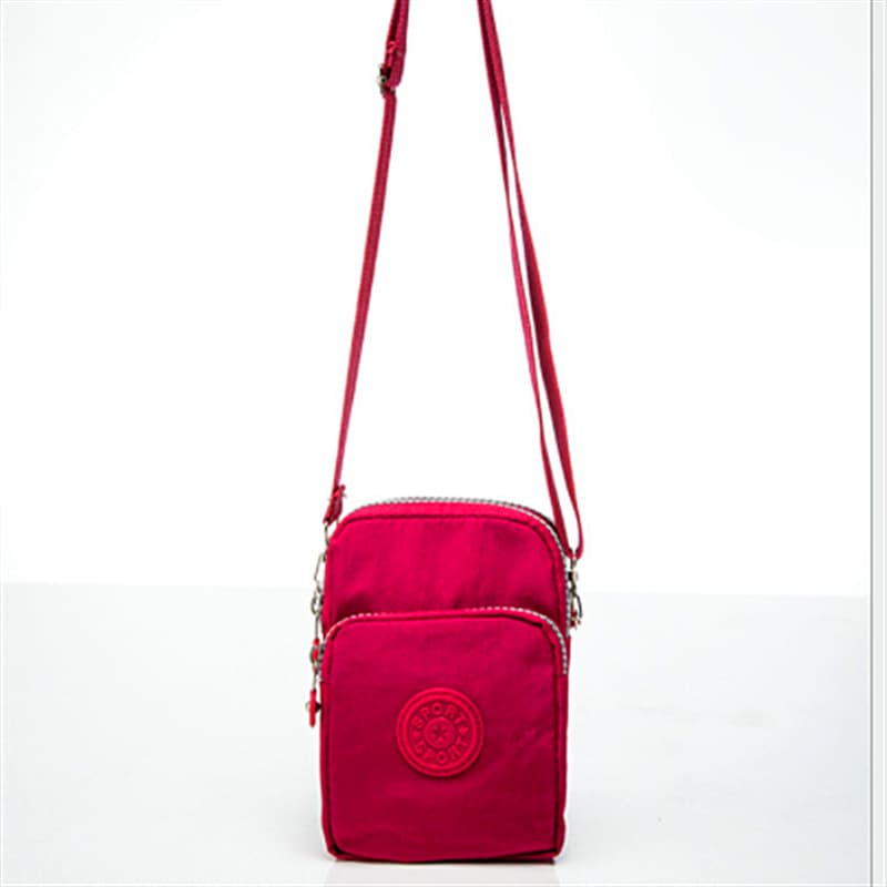 Shoulder bag, purse, mobile phone, hand loop bag, wrist bag, wallet, nylon neck bag, for running 5