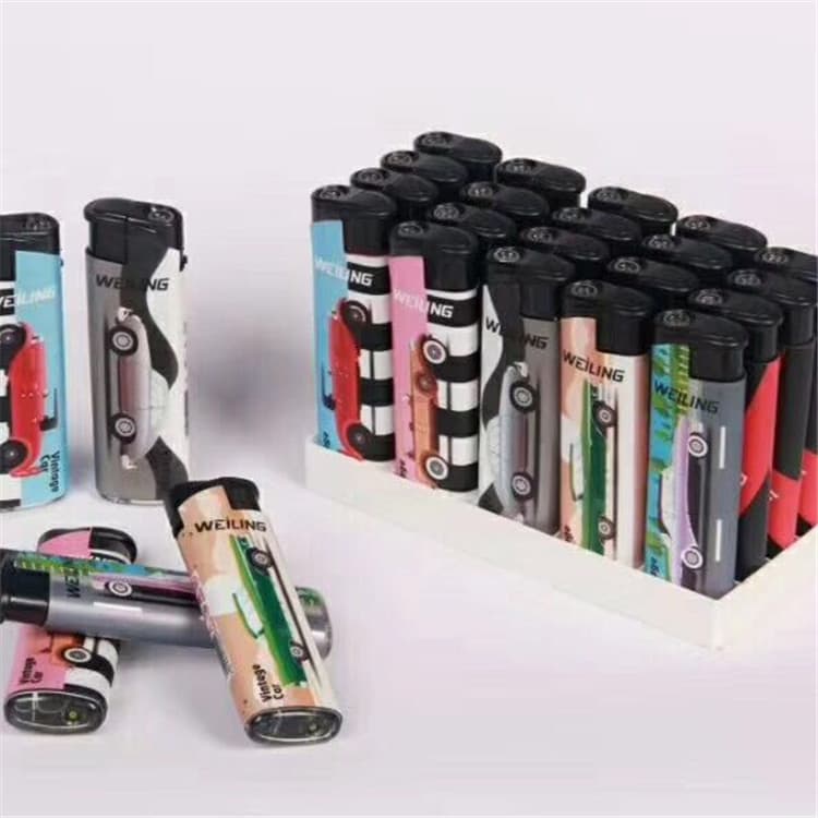 (Wholesale), disposable plastic windproof electronic design lighter, Birthday gift 2