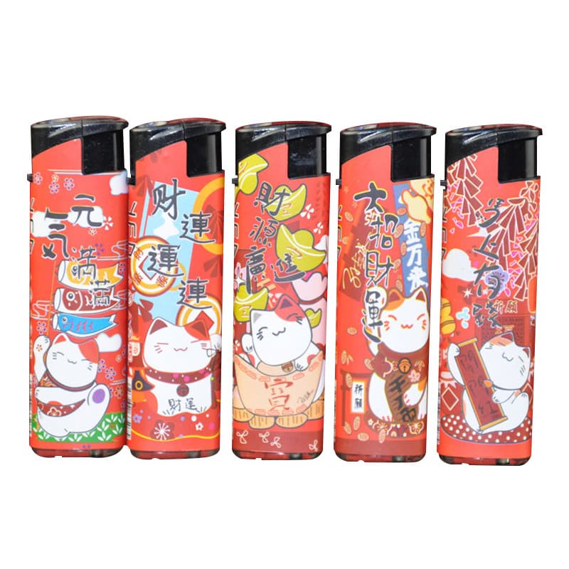 (Wholesale), disposable plastic windproof electronic design lighter, Birthday gift 4
