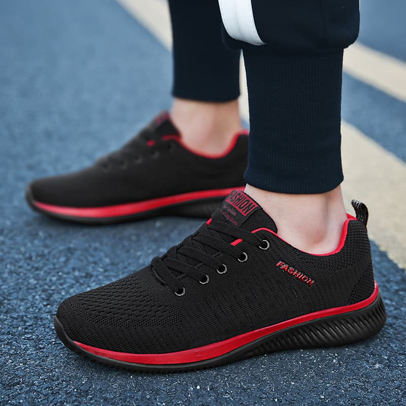 Sneakers for leisure, universal shoes, suitable for spring and autumn, made with flyknit technology, for running, for teenagers 3