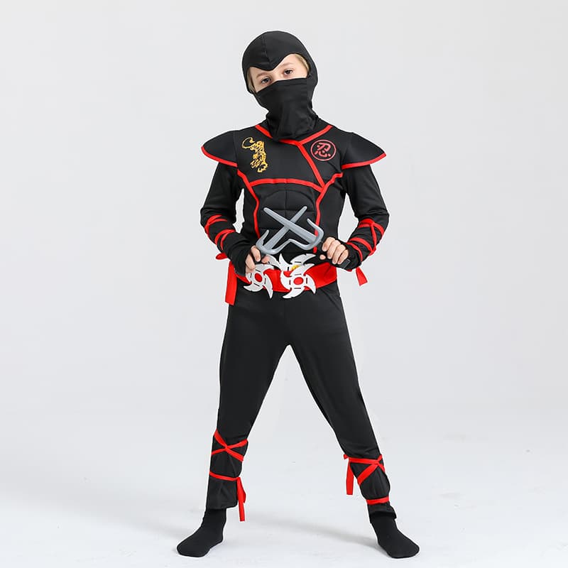 New Halloween COSPLAY Anime Clothing Children Performing Naruto Clothing Samurai Ninja Clothing 2