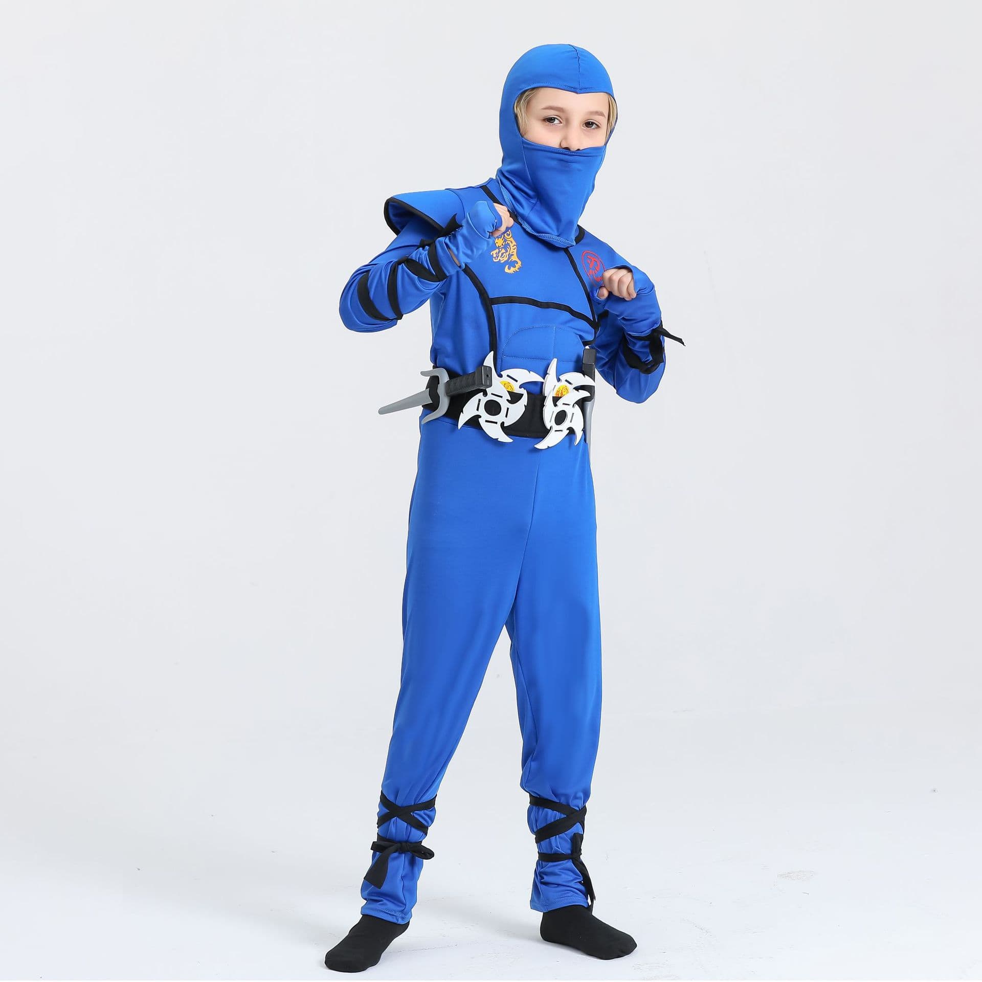 New Halloween COSPLAY Anime Clothing Children Performing Naruto Clothing Samurai Ninja Clothing 3