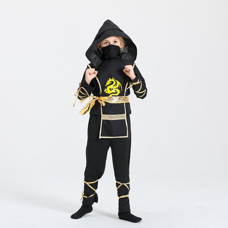 New Halloween COSPLAY Anime Clothing Children Performing Naruto Clothing Samurai Ninja Clothing 4