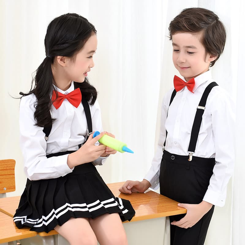 Children's bow tie for boys with bow, dress, black red white accessory 2