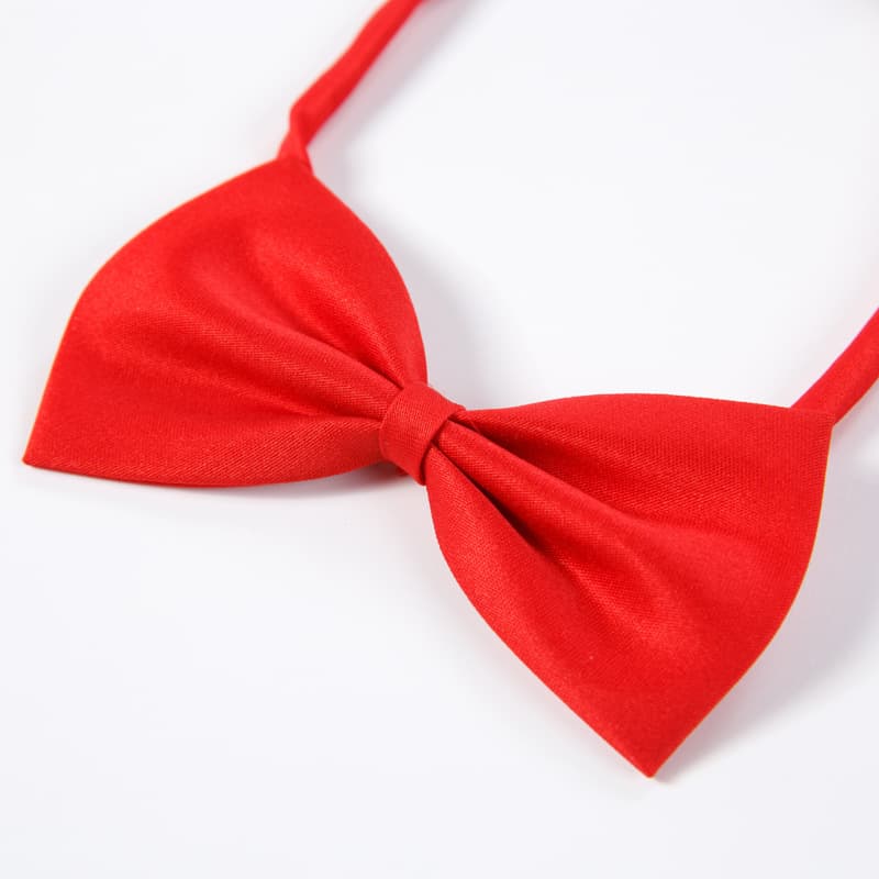 Children's bow tie for boys with bow, dress, black red white accessory 3