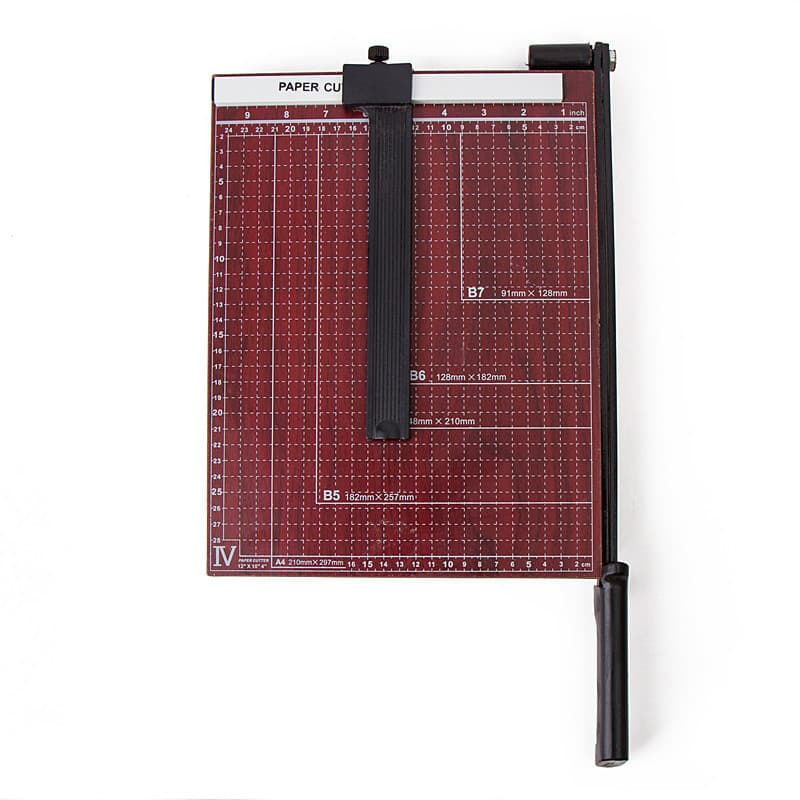 Paper cutter photo cutter cutter photo paper cutter wooden A4 manual wooden paper cutter photo guillotine 5