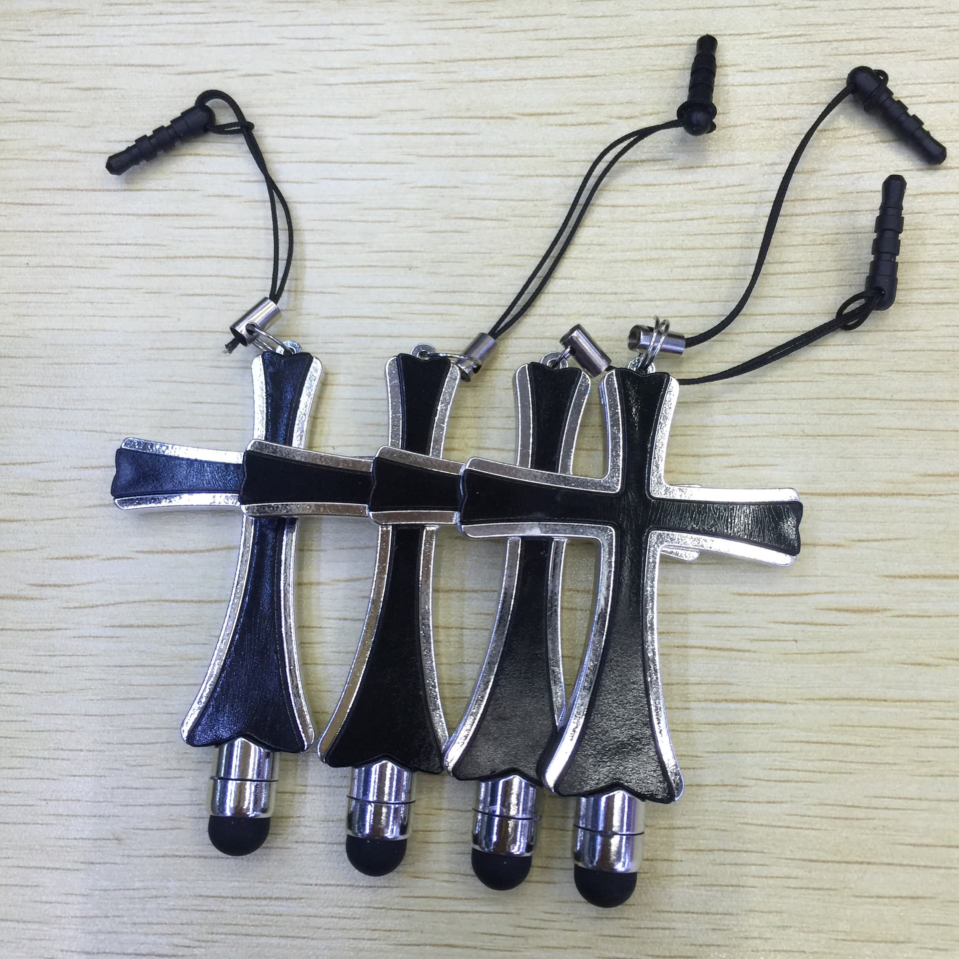 Cross touch screen pen, stylus pen, capacitive pen, spring rope drawing stylus drawing general model 4