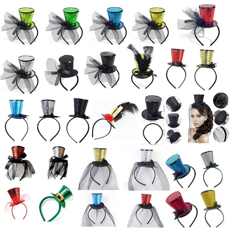Hair accessory non-woven cloth, headband, hat for St. Valentine's Day, halloween, spider
