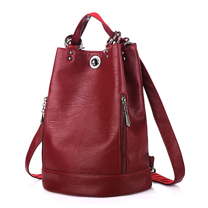 Fashionable backpack, demi-season capacious universal shoulder bag to go out for traveling, Korean style 1