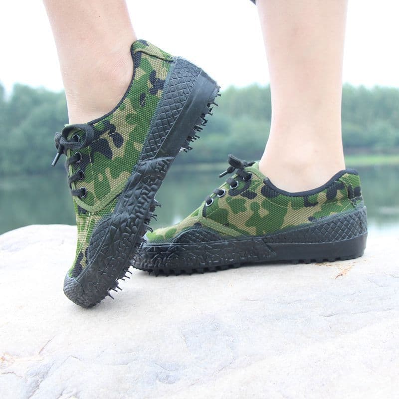 Outdoor 8538 Labor Labor Insurance Liberation Shoes Canvas Military Training site Farmland yellow ball rubber soles of men and women wholesale 3