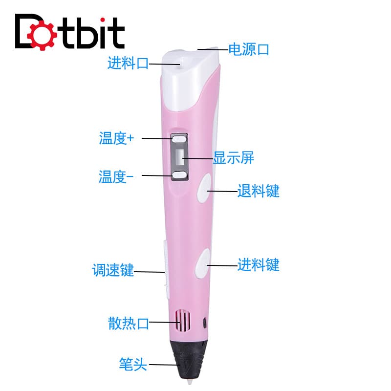 3D Printing Pen 2nd -generation 3D three -dimensional graffiti painting pens 3D Printer Pen children's puzzle 4