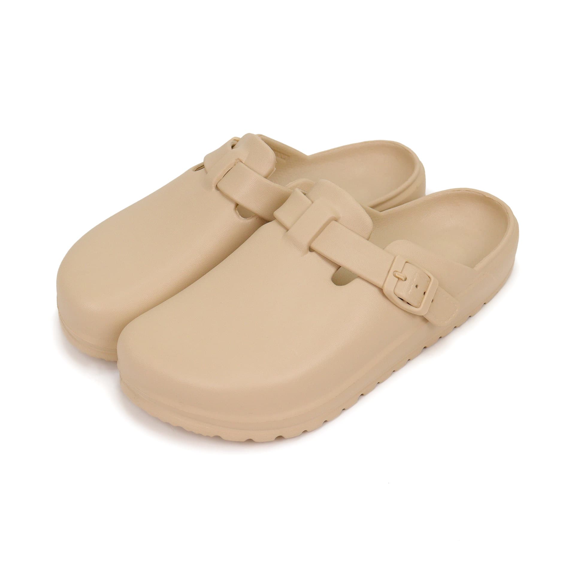 Slippers, fashionable footwear buckle, soft sole 4
