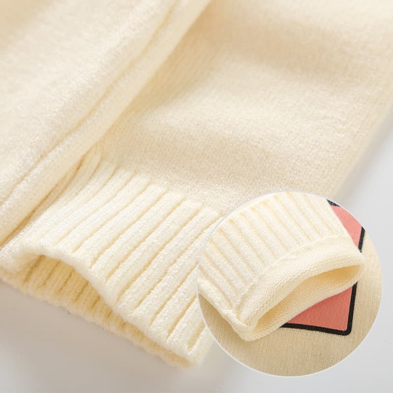 Children's base body-friendly sweater with a round collar, 2021 collection, (Physicals), Korean style 3