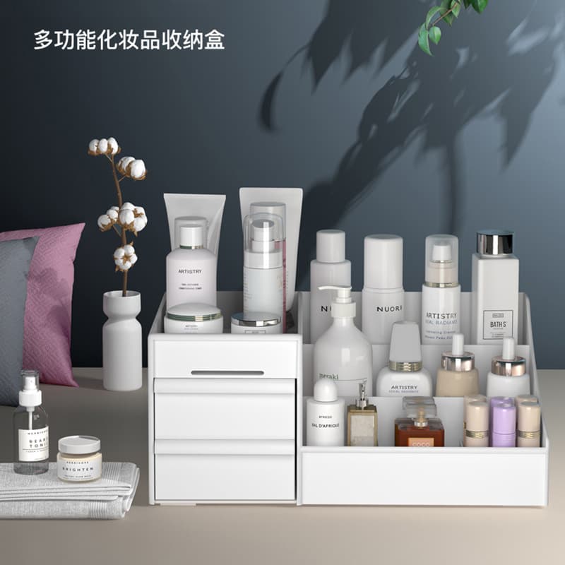 Makeup box, storage box, plastic storage system, Korean style 4
