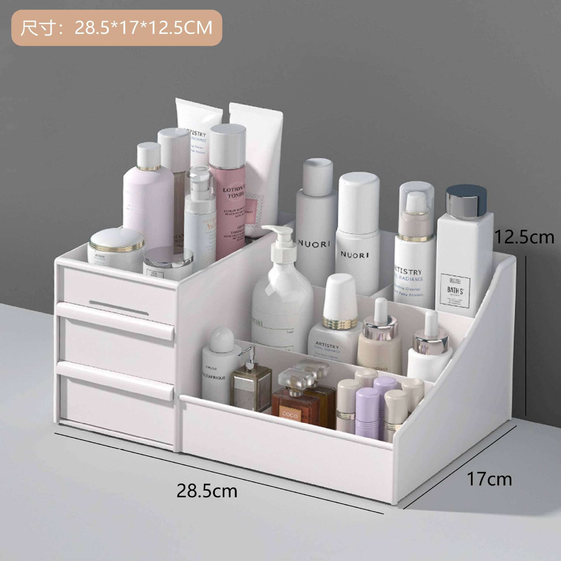 Makeup box, storage box, plastic storage system, Korean style