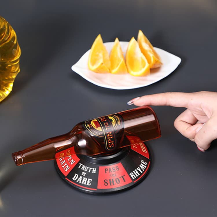 Special Wine Bottle Polying Game Arrow Wine Drinking Game SPIN The BOTTLE Bar Game Set 1