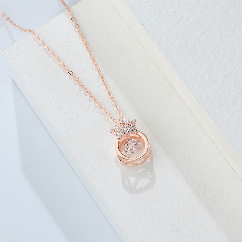 Fashionable agile necklace, elegant pendant, chain for key bag , silver 925 sample 3