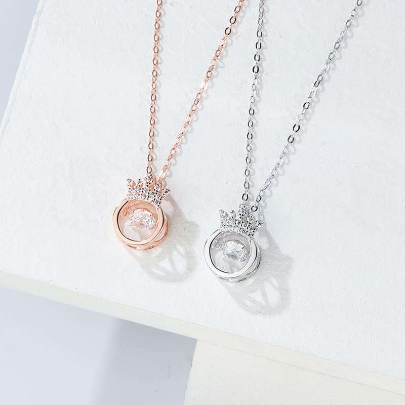 Fashionable agile necklace, elegant pendant, chain for key bag , silver 925 sample 4
