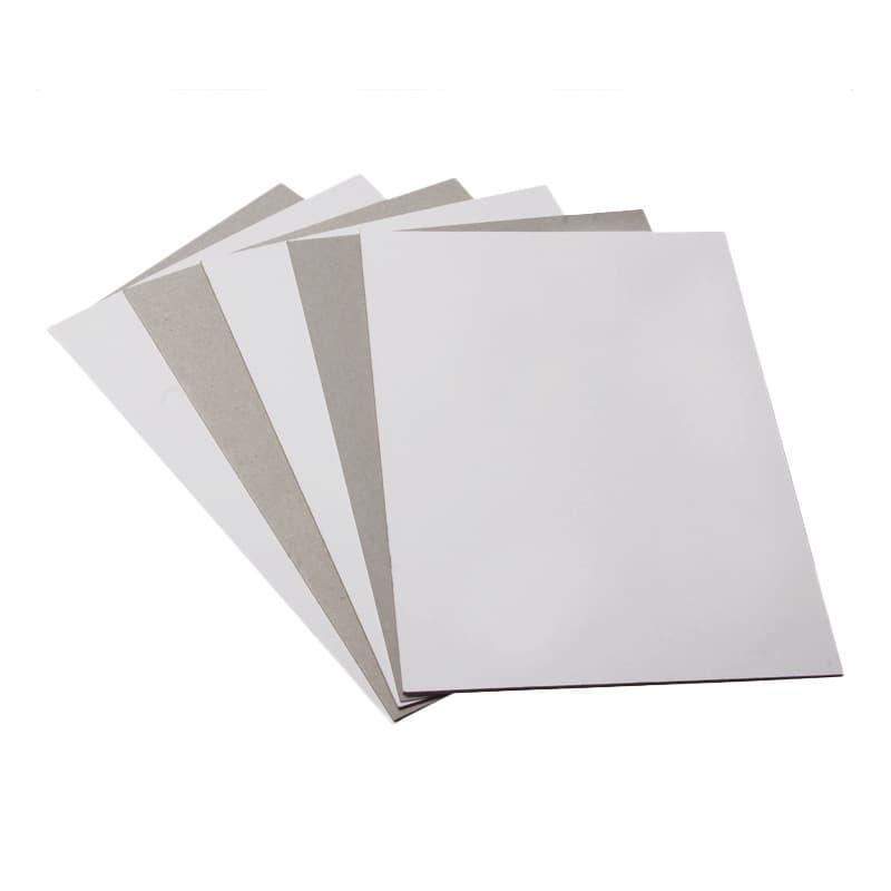 Factory wholesale 250 grams of A4 clothing lining cardboard white card paper club -layer packaging single -sided white cardboard 5