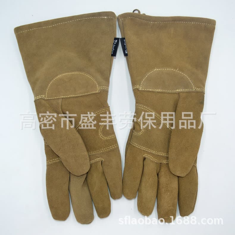 Outdoor Leather BBQ Gloves - Multi-Function Heat Resistant 2